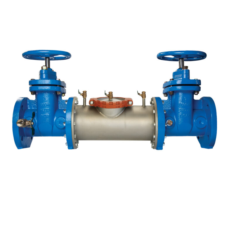 AMES 3" 2000SS DOUBLE CHECK BACKFLOW PREVENTION ASSEMBLY WITH NRS GATE VALVES