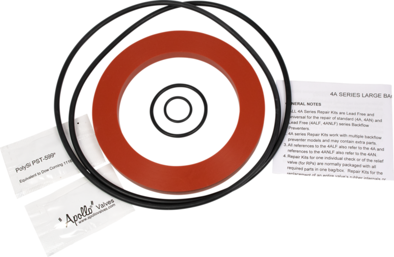 APOLLO 4A-00C-01 - #1 OR #2 CHECK RUBBER KIT FOR 6" 4A-200 RP SERIES / 4A-100 DC SERIES