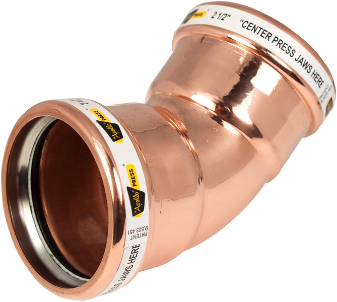PF 3445 COPPER PRESS FITTING 3/4" 45 ELL