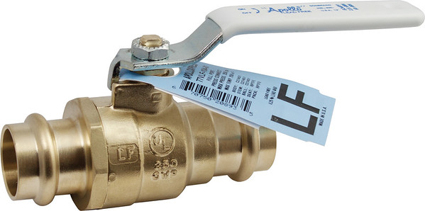 1 1/2" LEAD FREE BALL VALVE PRESS FIT X PRESS FIT