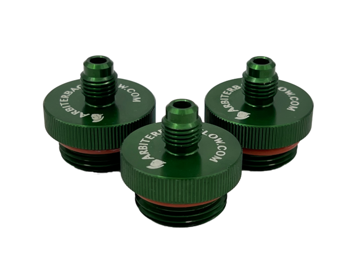 QT 175A 3/4" ANODIZED ALUM TEST FITTINGS