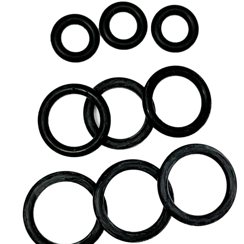 SET OF 9 O-RINGS FOR QUICK CONNECT TEST FITTINGS 3 OF EACH SIZE (1/4" 1/2" 3/4")