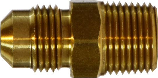 1/4" X 1/8" BRASS FITTING FLARE X MIP ADAPTER