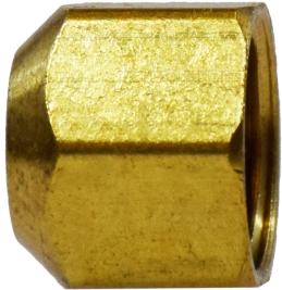 1/4" BRASS FITTING FLARE CAP