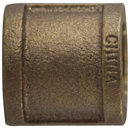 1 1/4" STD BRASS COUPLING
