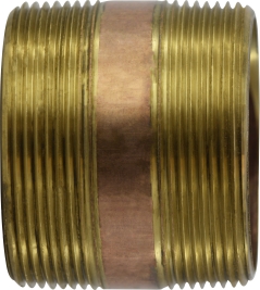 1 1/4" X 3 1/2" STD BRASS NIPPLE (LEAD FREE)