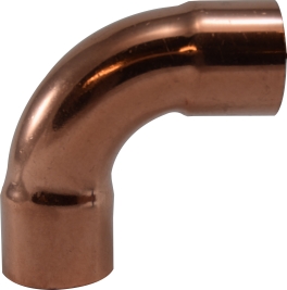 1 1/2" C X C SR 90 ELL LONG RADIUS COPPER FITTING