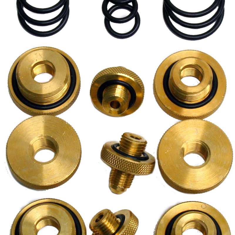 MIDWEST 110617 - 1/4"- 1/2" - 3/4" STRAIGHT QUICK CONNECTOR TEST FITTINGS