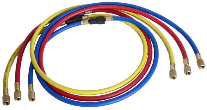MIDWEST 110646 SET OF 3 HOSES FOR 835/845 TEST KITS - 1/4" STRAIGHT QUICK COUPLER - BOTH ENDS FIELD SERVICEABLE FILTER HOUSING AND FILTERS INCLUDED