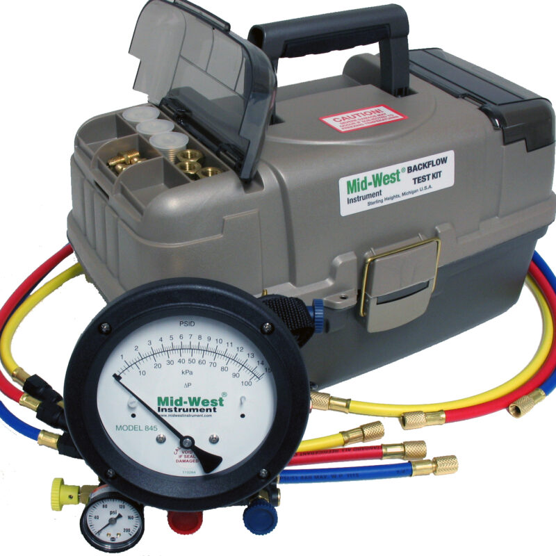MIDWEST 845-5 5-Valve Backflow Test Kit
