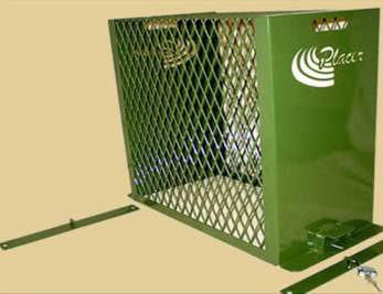 PLACER WATERWORKS 14"W X 24"L X 27"H EXTRA SMALL LIFT-OFF ENCLOSURE WITH LOCKING BRACKETS ON BOTH ENDS