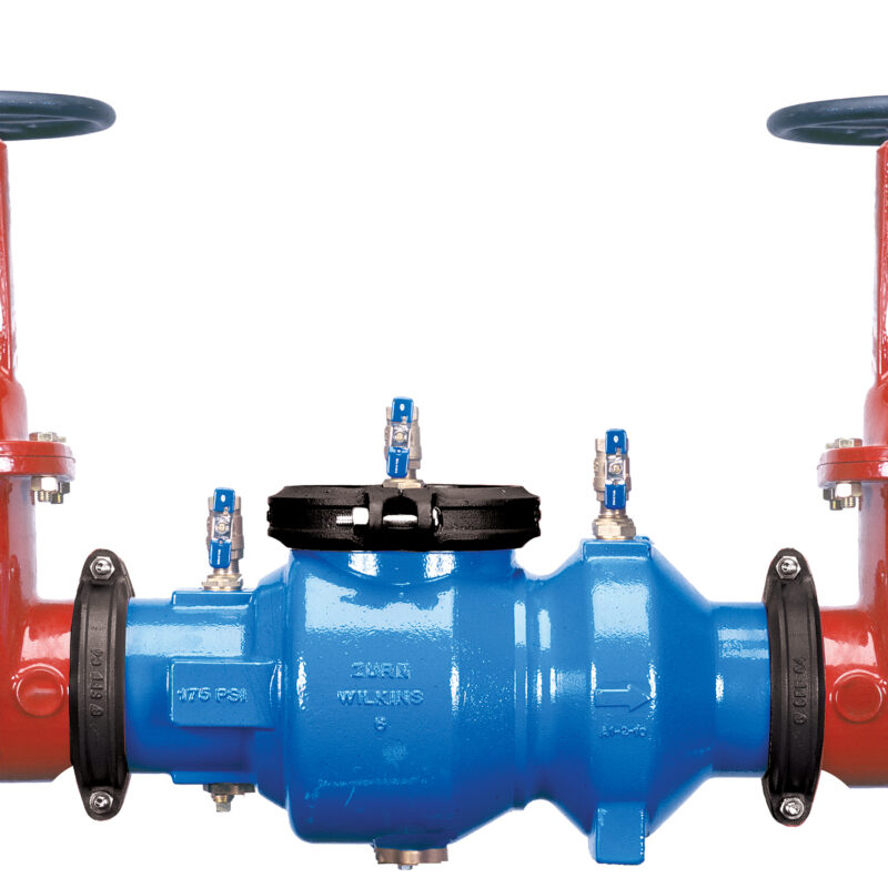 WILKINS 8" 350A DC BACKFLOW ASSEMBLY WITH OS&Y GATE VALVES