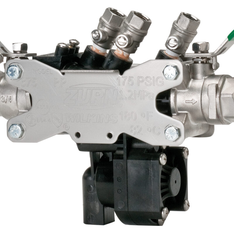 WILKINS 1" 375ST STAINLESS STEEL RP BACKFLOW ASSEMBLY (LEAD FREE)