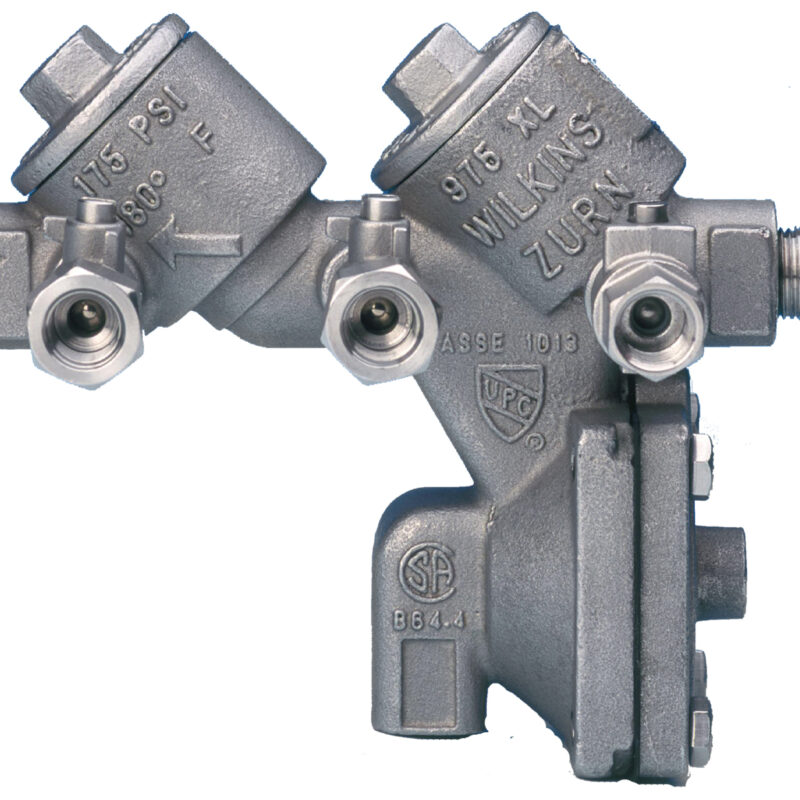 WILKINS 1/2" 975XLST STAINLESS STEEL RP BACKFLOW ASSEMBLY (LEAD FREE)